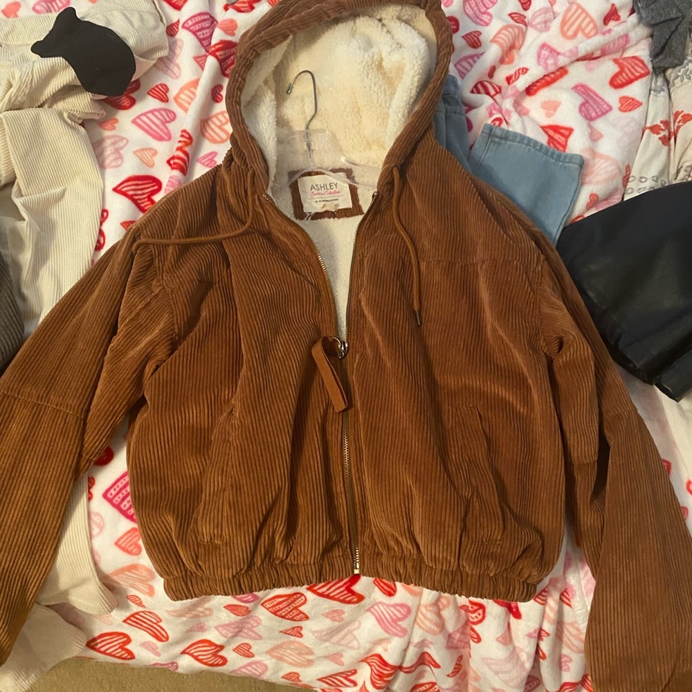 Ashley By 26 International Brown Corduroy Jacket